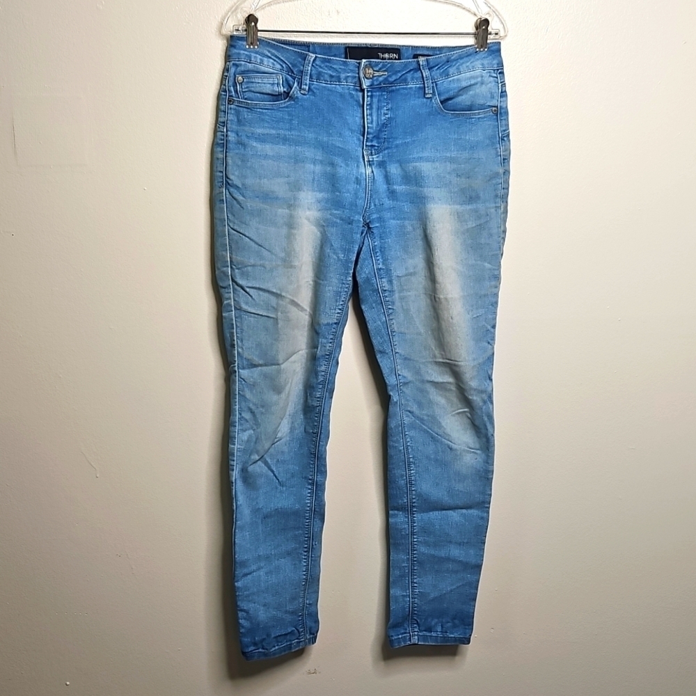 THORN Universal Light Blue Skinny Jeans Size 10